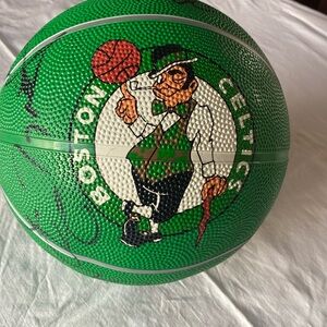 Boston Celtics autographed ball
